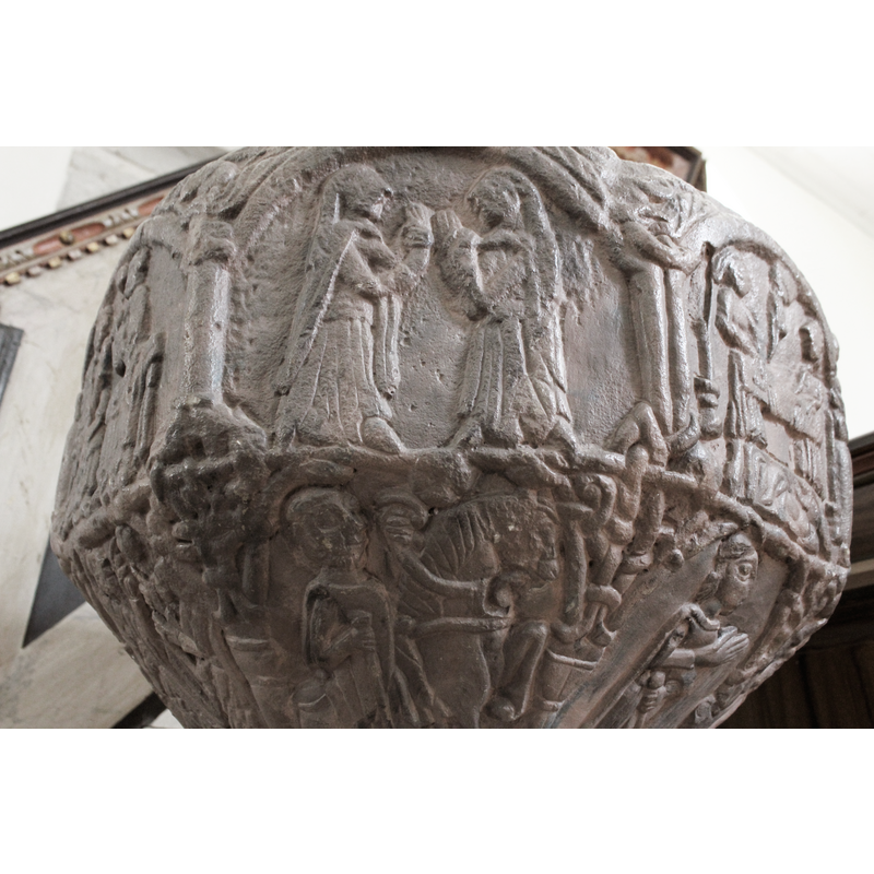 showing the correspodence between the programmes on the sides and underbowl [orientation is approximate]