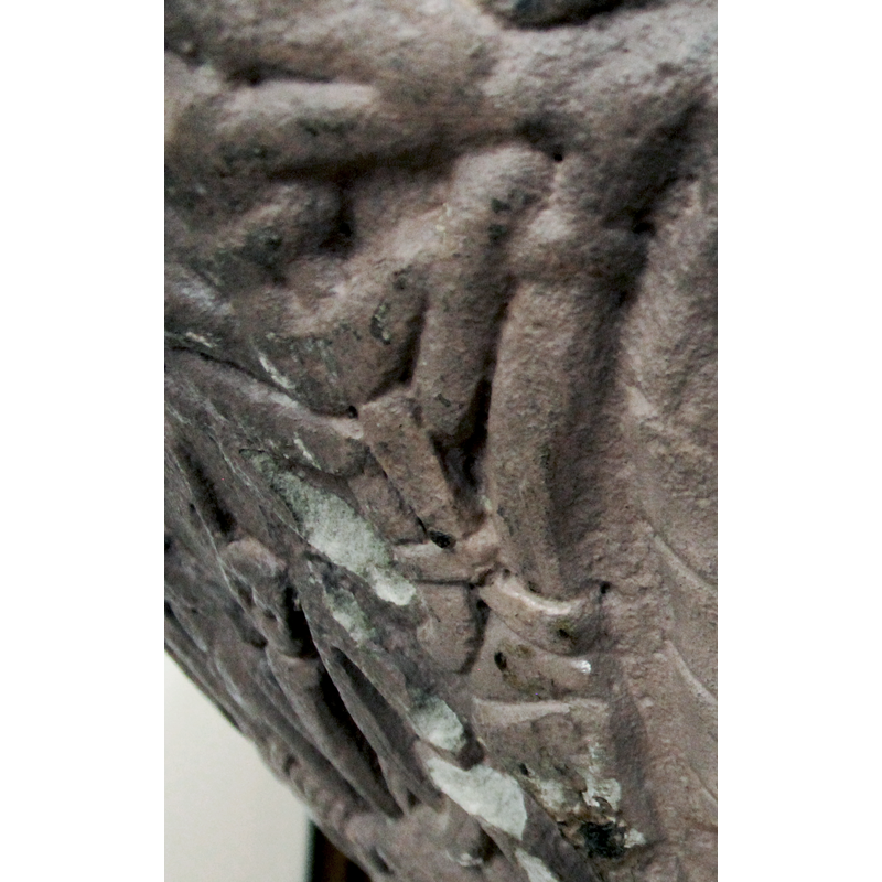 to the right of underbowl scene 8: interlace? intertwined snakes?