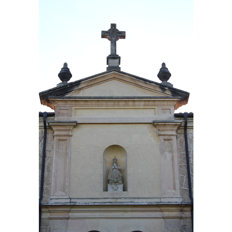 the entrance to the monastery; detail