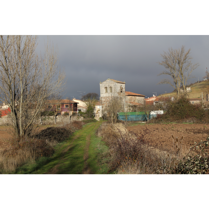 the village church in context as seen from the lands of the old monastery