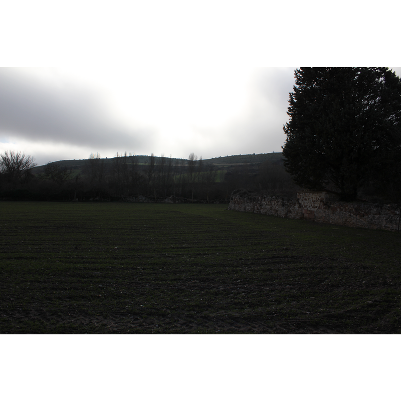 the external wall of the monastery and adjacent lands