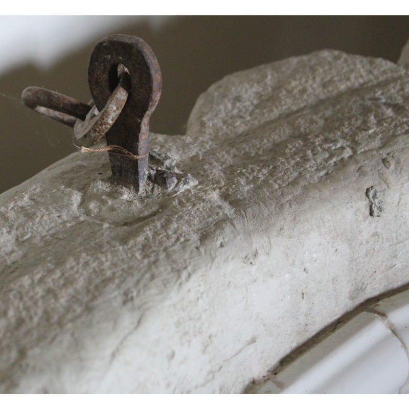metal hardware from the old cover