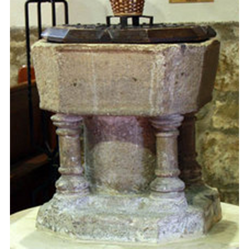 forming the capitals and bases of the columns of the base