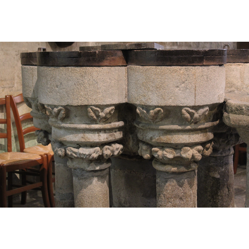 at two levels of the lower basin/underbowl sides