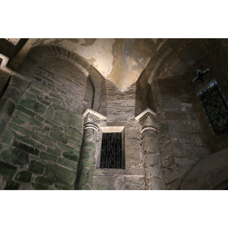 in the area by the exit to the cloister