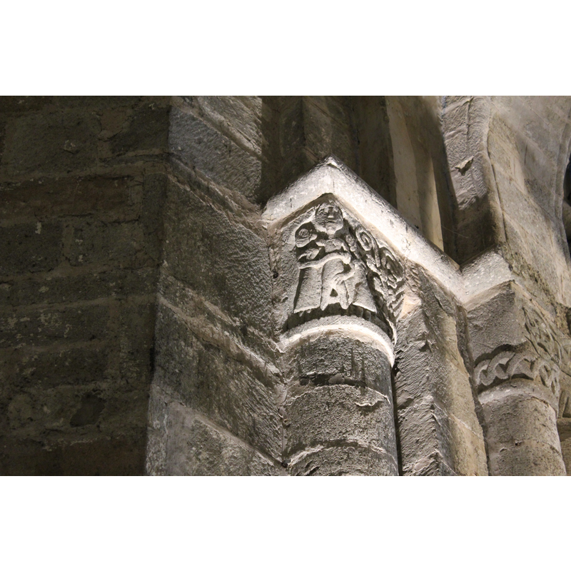in the area by the exit to the cloister