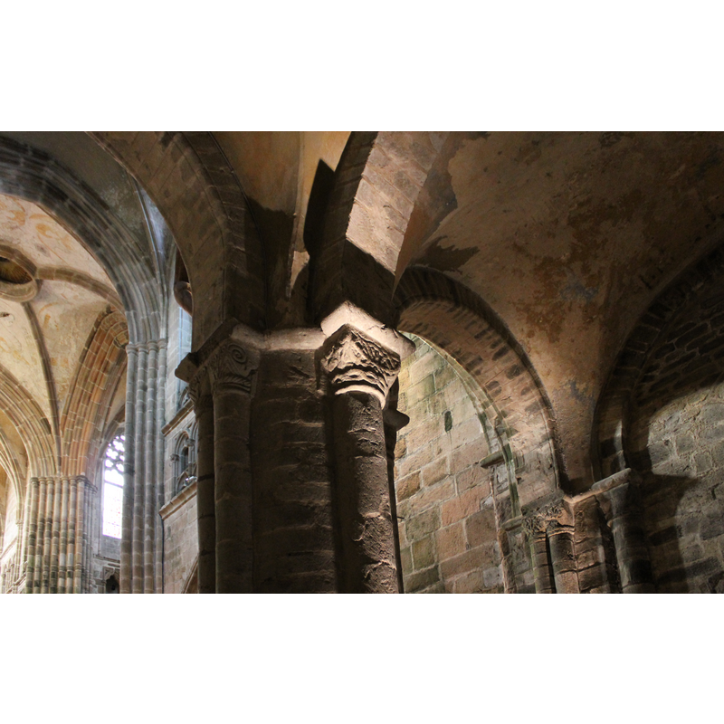 in the area by the exit to the cloister