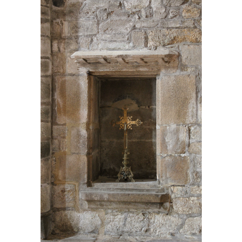 in the area by the exit to the cloister