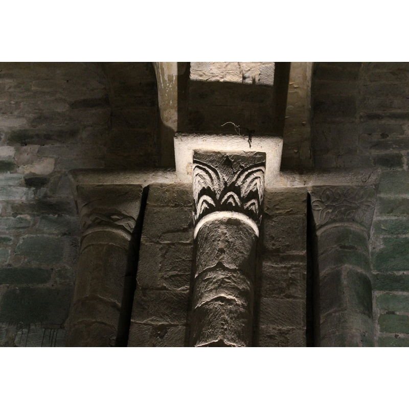 in the area by the exit to the cloister