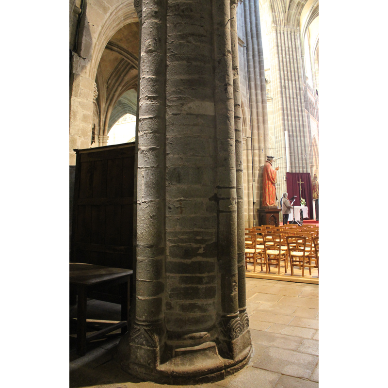 in the area by the exit to the cloister