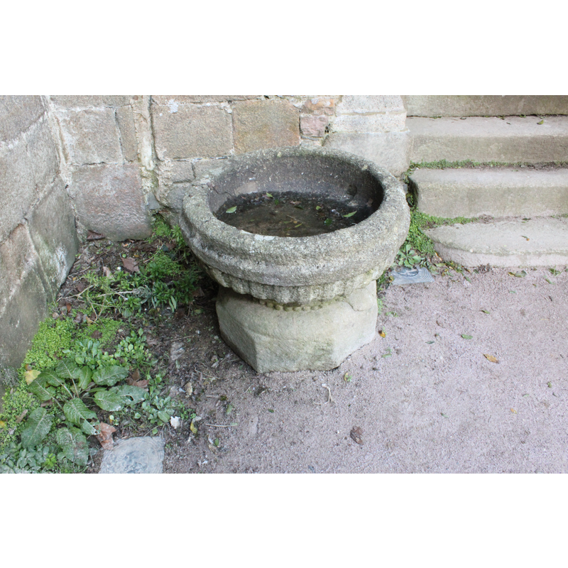 former font, stoup or garden fountain