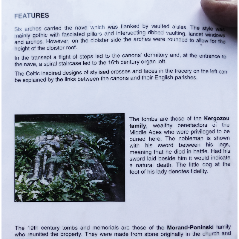 information from the abbey guide