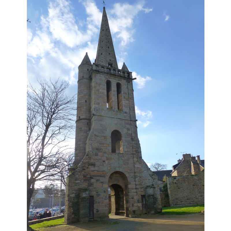 the remaining 18th-century tower from the old parish church