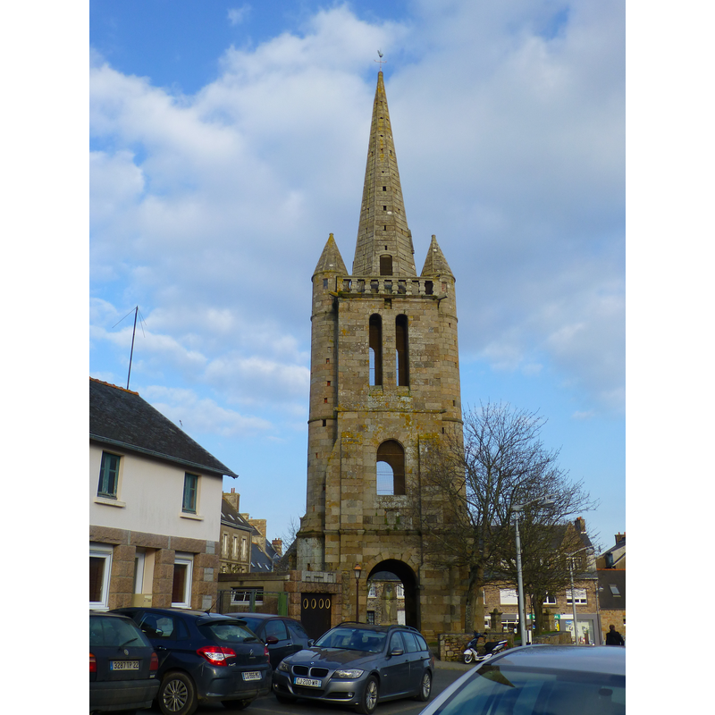 the remaining 18th-century tower from the old parish church
