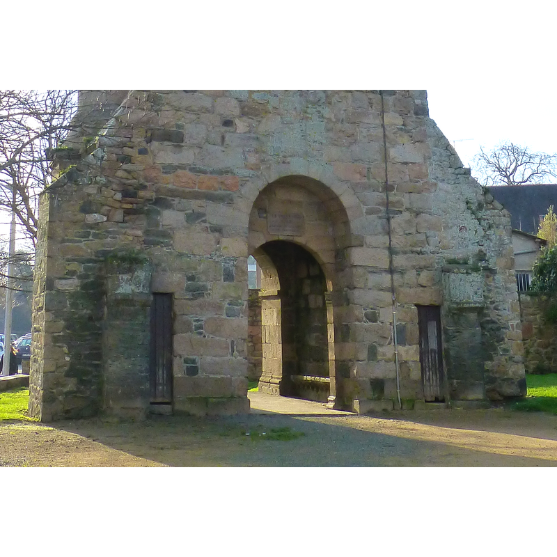 the remaining 18th-century tower from the old parish church