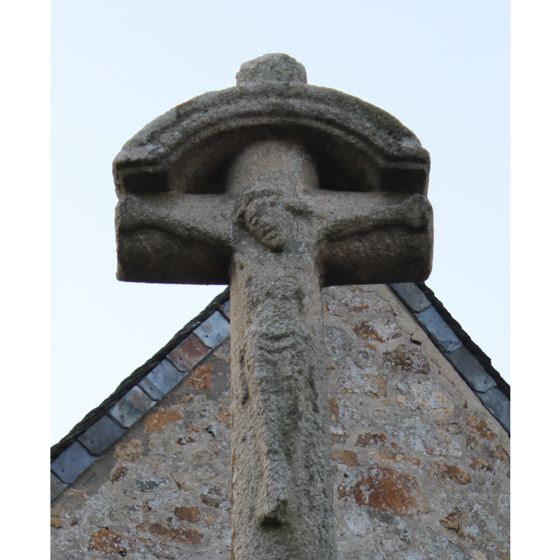 detail of the Calvary cross