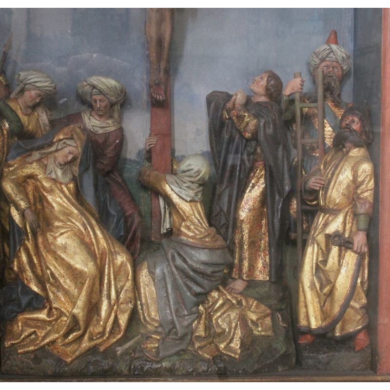 detail of a Flemish tryptic of the 15th century
