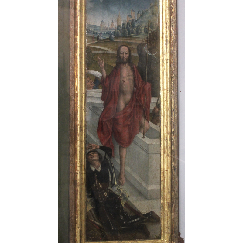 detail of a Flemish tryptic of the 15th century