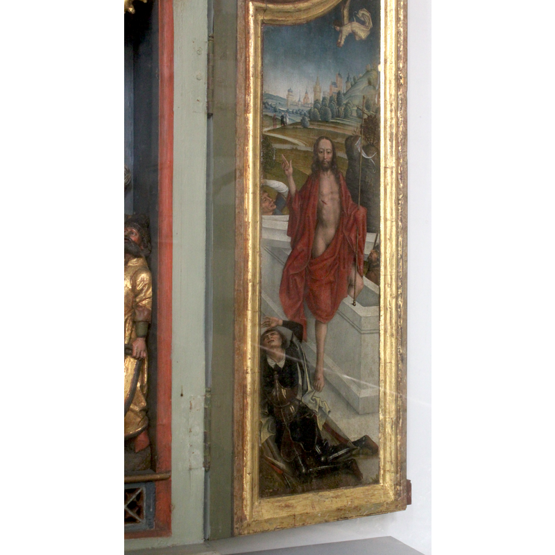 detail of a Flemish tryptic of the 15th century