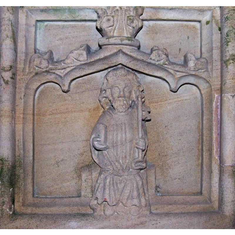 [location on the basin sides not known]