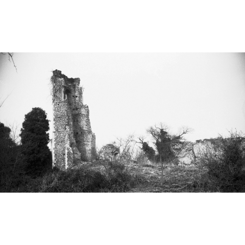 Ruins of the tower and south side of the nave