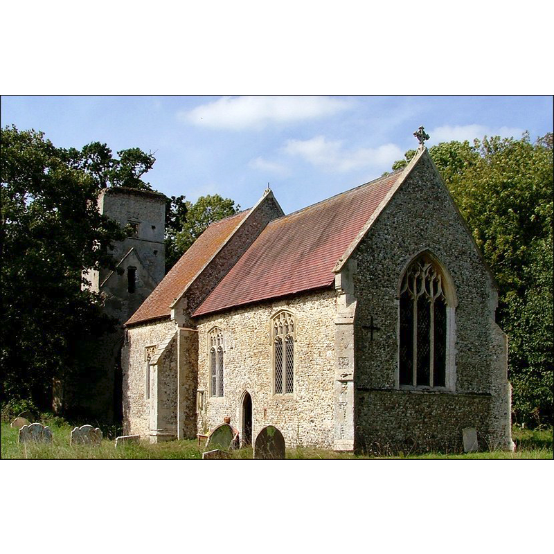 notice the detached ruined tower
