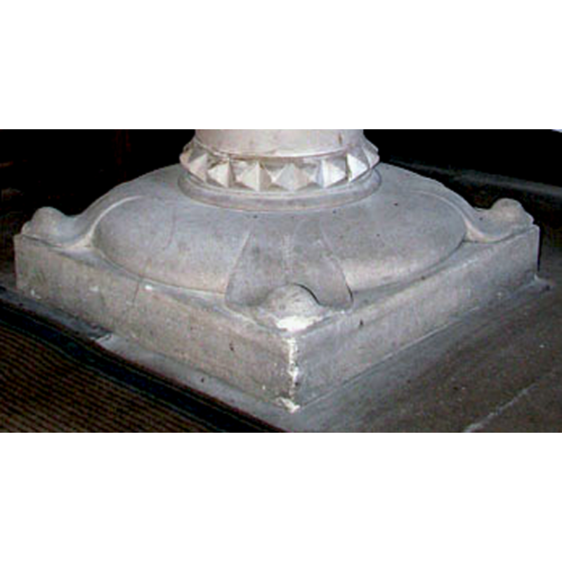 the lower base said to be from the original late-Norman font here, though it looks suspiciously sharp and may be a later replacement [cf. FontNotes]