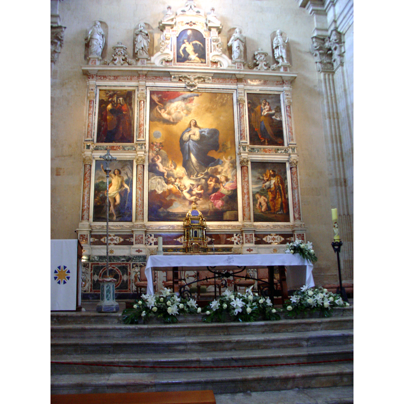 retable painted ca. 1635-6 by José de Ribera y Cucó (1591-1652), aka Jusepe de Ribera and better known as 'Lo Spagnoletto'