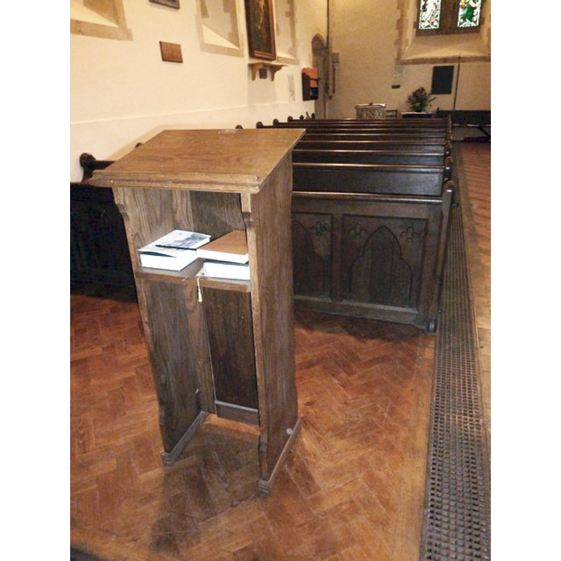 the top of the font is visible at the west end