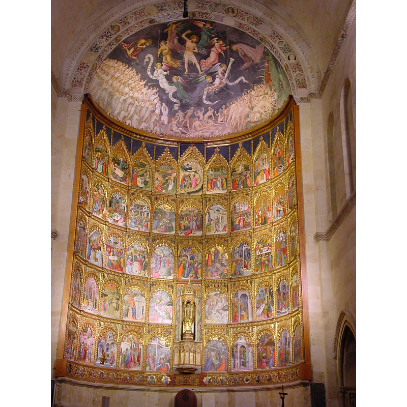 main alter mid-15thC retable by Daniel Delli [aka Dello Delli]