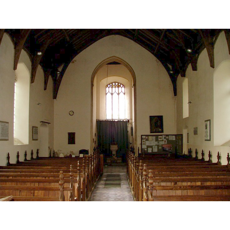 the modern font at the west end, centre aisle