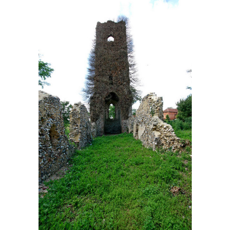 the remains of St. Martin's church