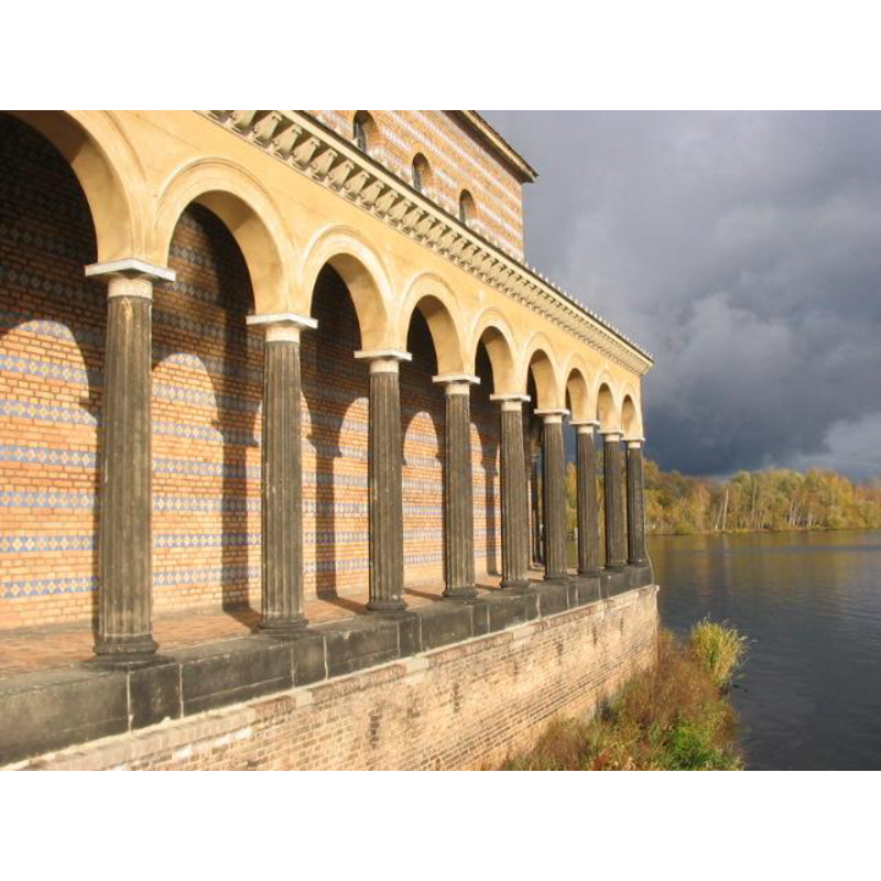 the colonnade by the river Havel