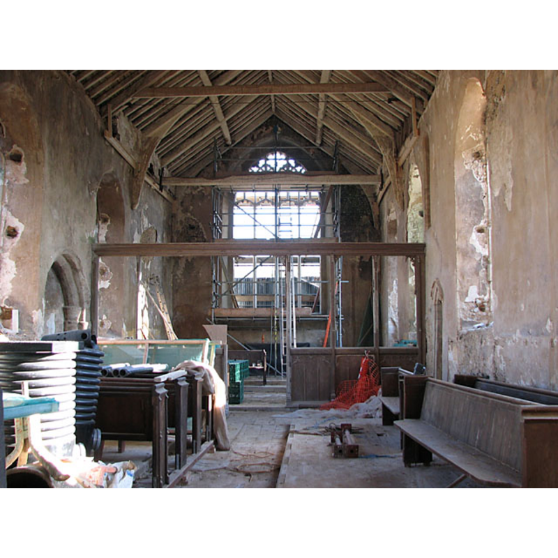 in 2011, during the restoration work