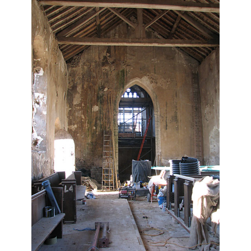 in 2011, during the restoration work