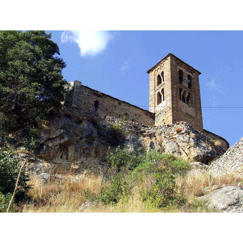as seen from the entrance to the village