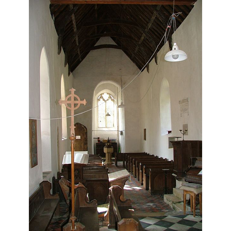 the font and cover at the west end