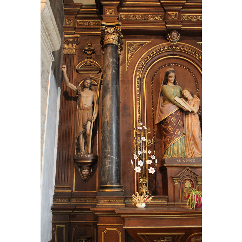 south aisle altar dedicated to St. Anne