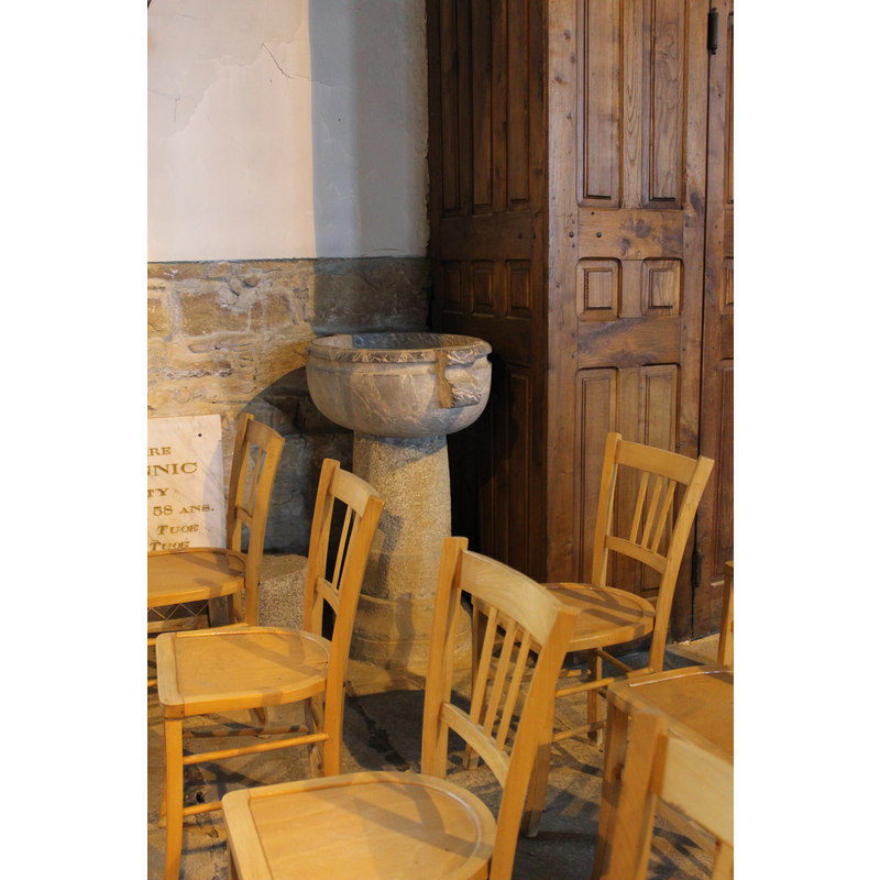 the second stoup in this church [cf. FontNotes]