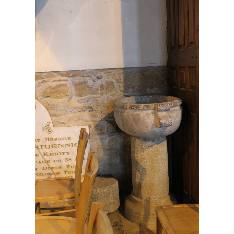 the second stoup in this church [cf. FontNotes]