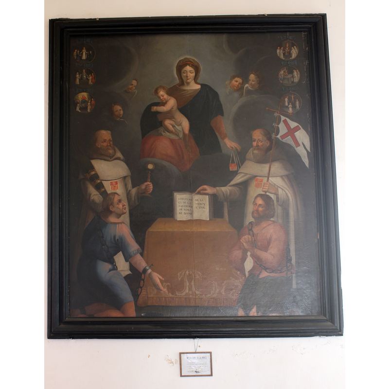 on the founding of the Mercedarians. (Order of Our Lady of Mercy)