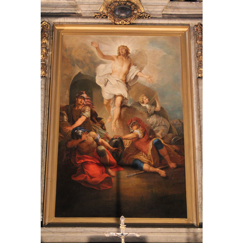 the 17th-century retable by Olivier Martinet