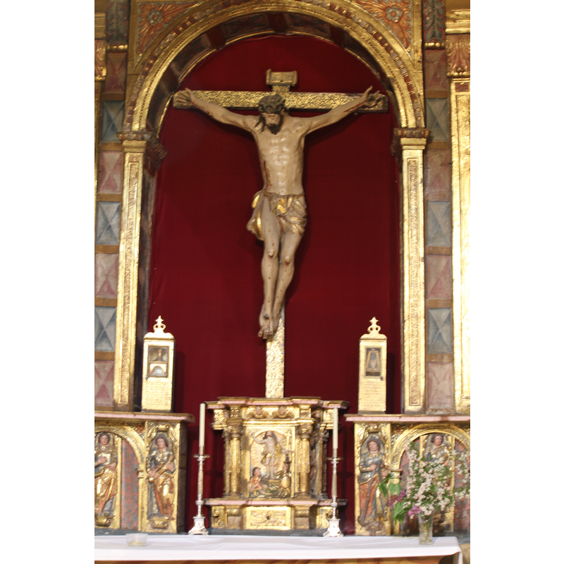 side altar; retable attributed to Gregorio Fernández' workshop