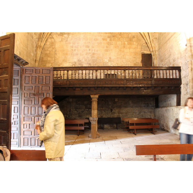 gallery and holy-water stoup
