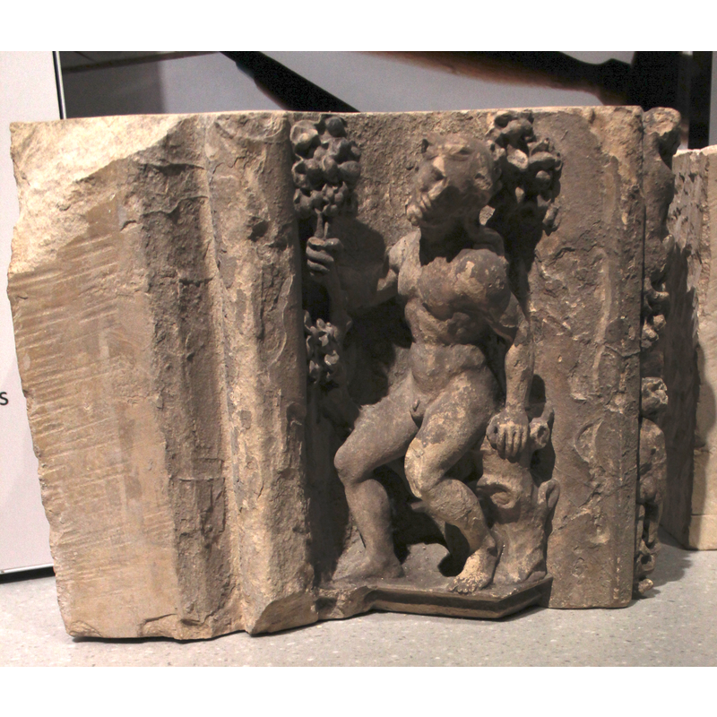 Minster museum: carved pieces from the building