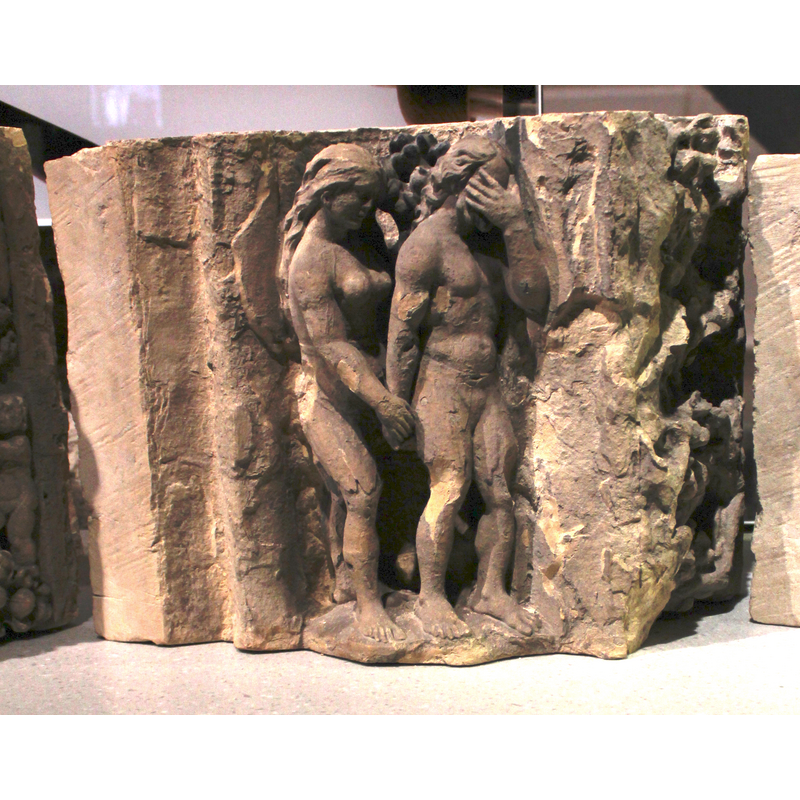 Minster museum: carved pieces from the building