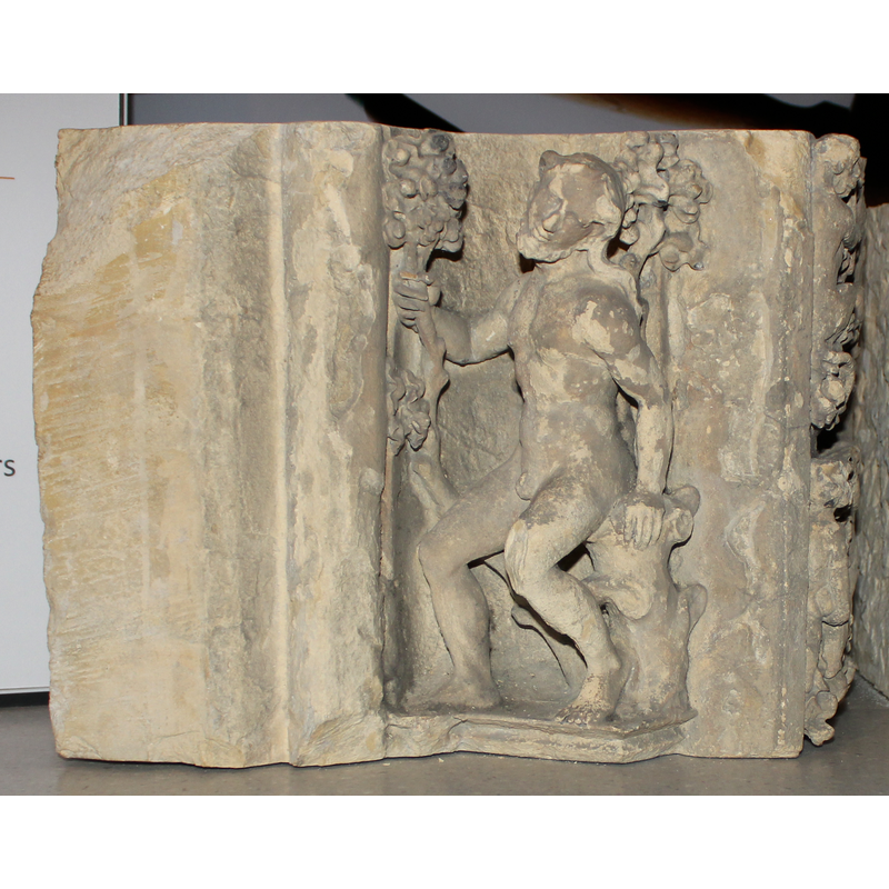 Minster museum: carved pieces from the building