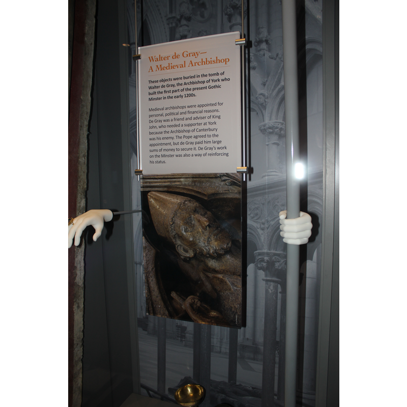 Minster museum: tomb of Walter de Grey, archbishop of York ca. 1200