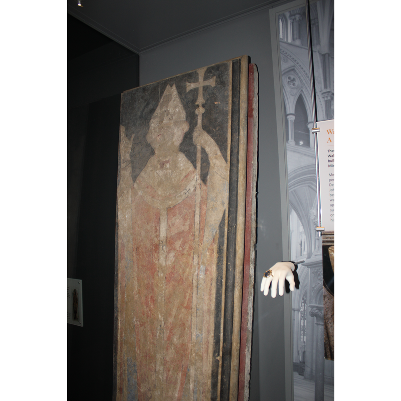Minster museum: tomb of Walter de Grey, archbishop of York ca. 1200