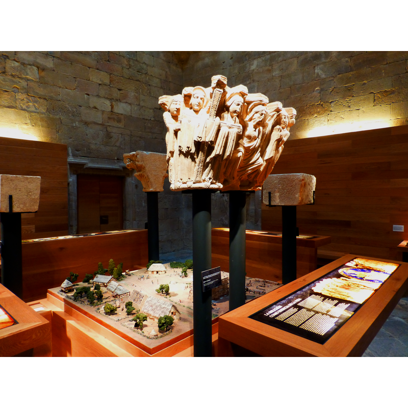 reproduction of a capital (Monastery museum)
